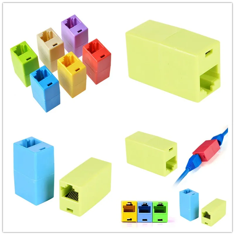 5 шт. сетевой Ethernet двойная прямая головка Lan кабель Joiner муфта RJ45 CAT 5E 6 6a Удлинитель
