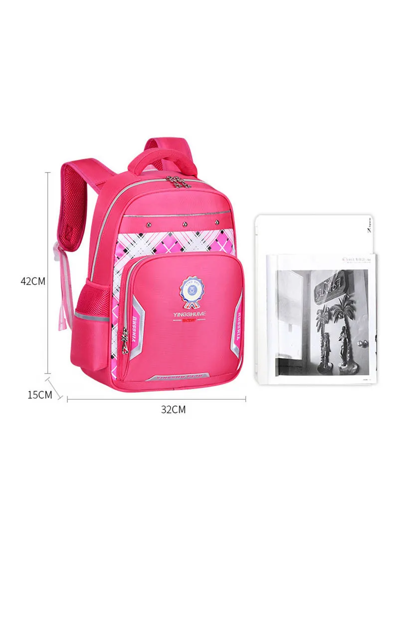 Водонепроницаемые детские школьные ранцы для мальчиков и девочек темно-синие детские школьные рюкзаки светоотражающие полосы дизайн Mochila Infantil
