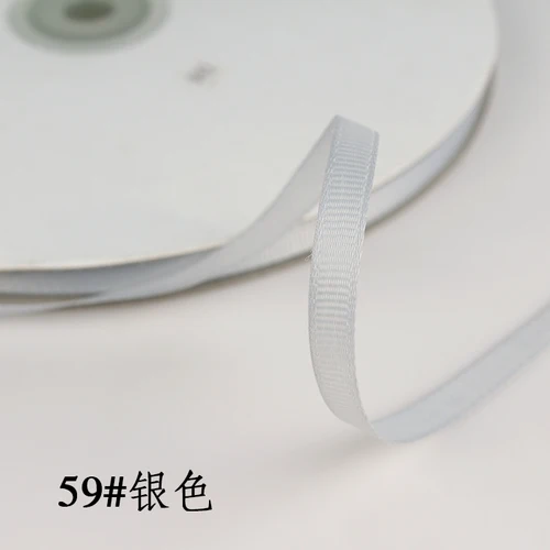 Elegant 6mm Grosgrain Satin Ribbons for Decorations and Crafts