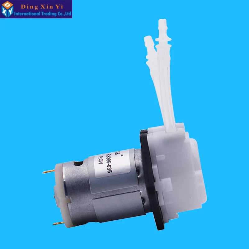 12V DC DIY Перистальтический жидкостный насос дозирующий для аквариума лабораторный