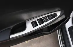 Внутренняя дверная ручка крышки Переключатель для автомобильных окон панель отделка украшения для Nissan QASHQAI 2016 2017
