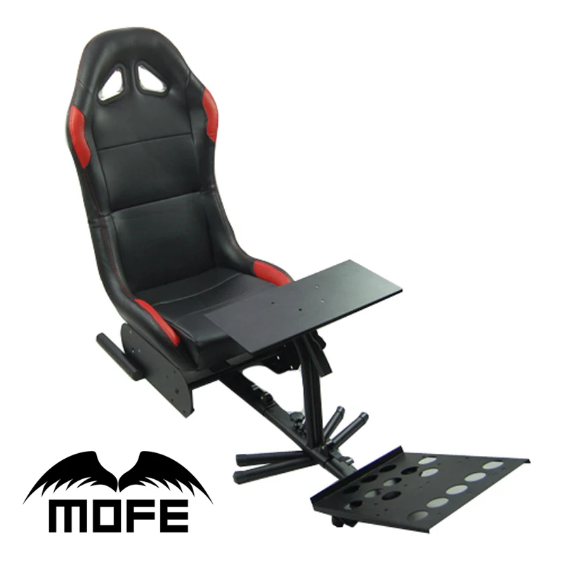 CO-Z Asiento de Simulador de Carreras para PS4 PS3 Logitech Thrustmaster  Asiento para Soporte de Volante Universal Asiento con Respaldo de Simulador  de Carrera Ajustable : : Videojuegos