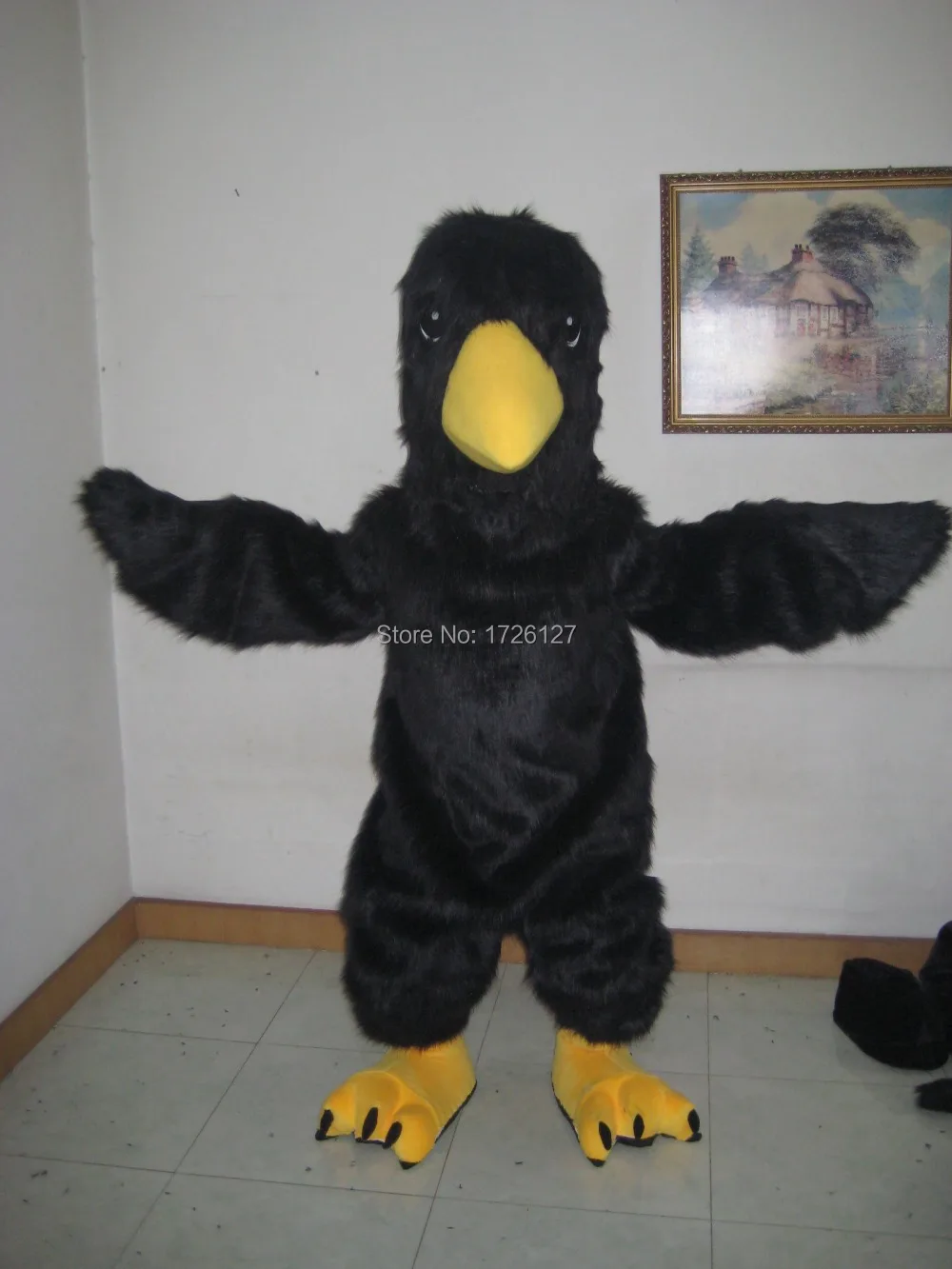 

mascot black Raven mascot crow costume custom anime cosplay kits mascotte theme fancy dress carnival costume