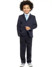 Terno infantil Children Suits For Party Occasion Customized Kids Tuxedo Set (Jacket+Pants+Shirt+vest+ tie) Flower Boy Suit