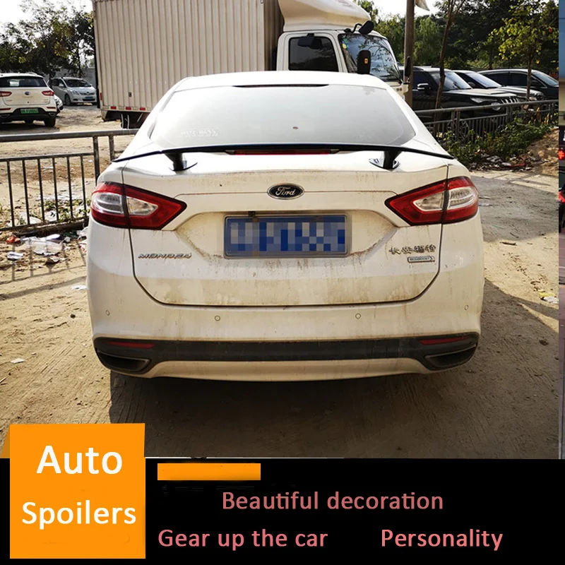 For Ford Mondeo Spoiler 2013/2014/2015/2016/2017 High Quality ABS Material Car Rear Wing Primer Color Decoration | Автомобили и