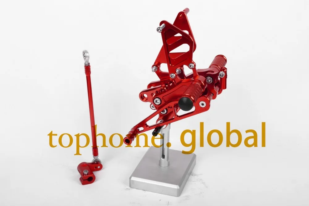 

Motorcycle Parts Red CNC Rearsets Foot Pegs Rear Set For Honda CBR929RR 2000-2001 motorcycle foot pegs