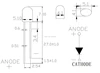 white diffused lens and high brightness 5mm 504 white color oval led ► Photo 2/2