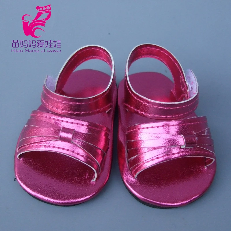 18 インチの女の子の人形サンダル 7 センチメートル 43 センチメートルベビードールサンダル夏の靴のために子供のギフト Dolls Accessories Aliexpress