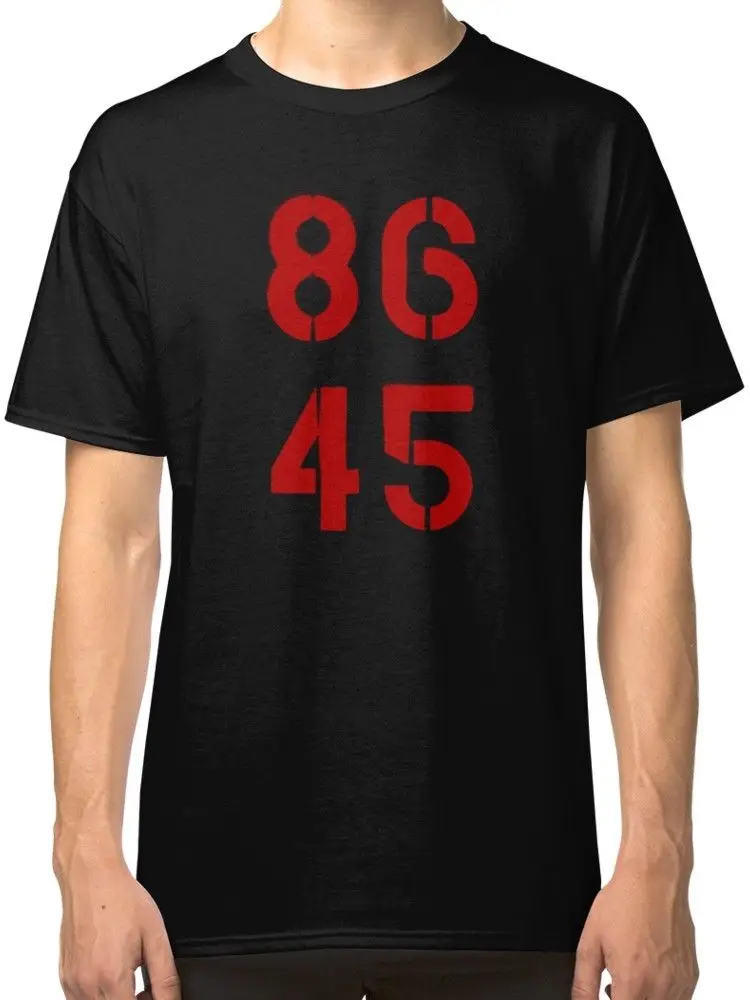 Quality Print New Summer Style Cotton Remove Trump Men's Black Tees Shirt Clothing | Мужская одежда
