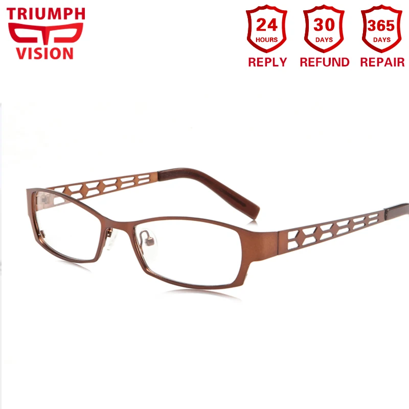 Мужские квадратные очки TRIUMPH VISION дизайнерские для чтения в клетку оптические