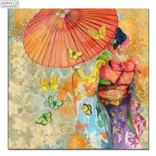 ARMYQZ DIY фото на заказ, алмазная вышивка крестиком 5D полная Алмазная вышивка японское кимоно Женский домашний декор