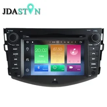 JDASTON Octa Core 2G+32G 2DIN Android 6.0.1 Car DVD Player For Toyota RAV4 RAV 4 GPS Navigation Radio CANBUS 1024*600 DVR 3G WIF