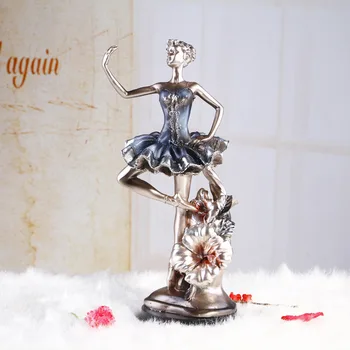 

Resin girl furnishing articles, exquisite resin handicrafts, home decoration,