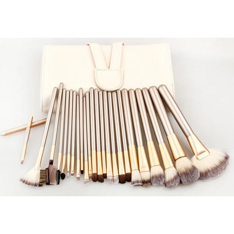 

12PCS Makeup Brushes Foundation Brush Corrugated Nylon Brush Package
