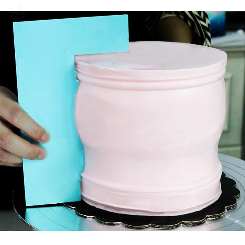 Моделирование Гладкий полировщик для торта Скребок Лезвия лопатки для теста кондитерские изделия ГРЕБЕНКА для глазури набор для выпечки инструменты для тортов DIY формы для выпечки