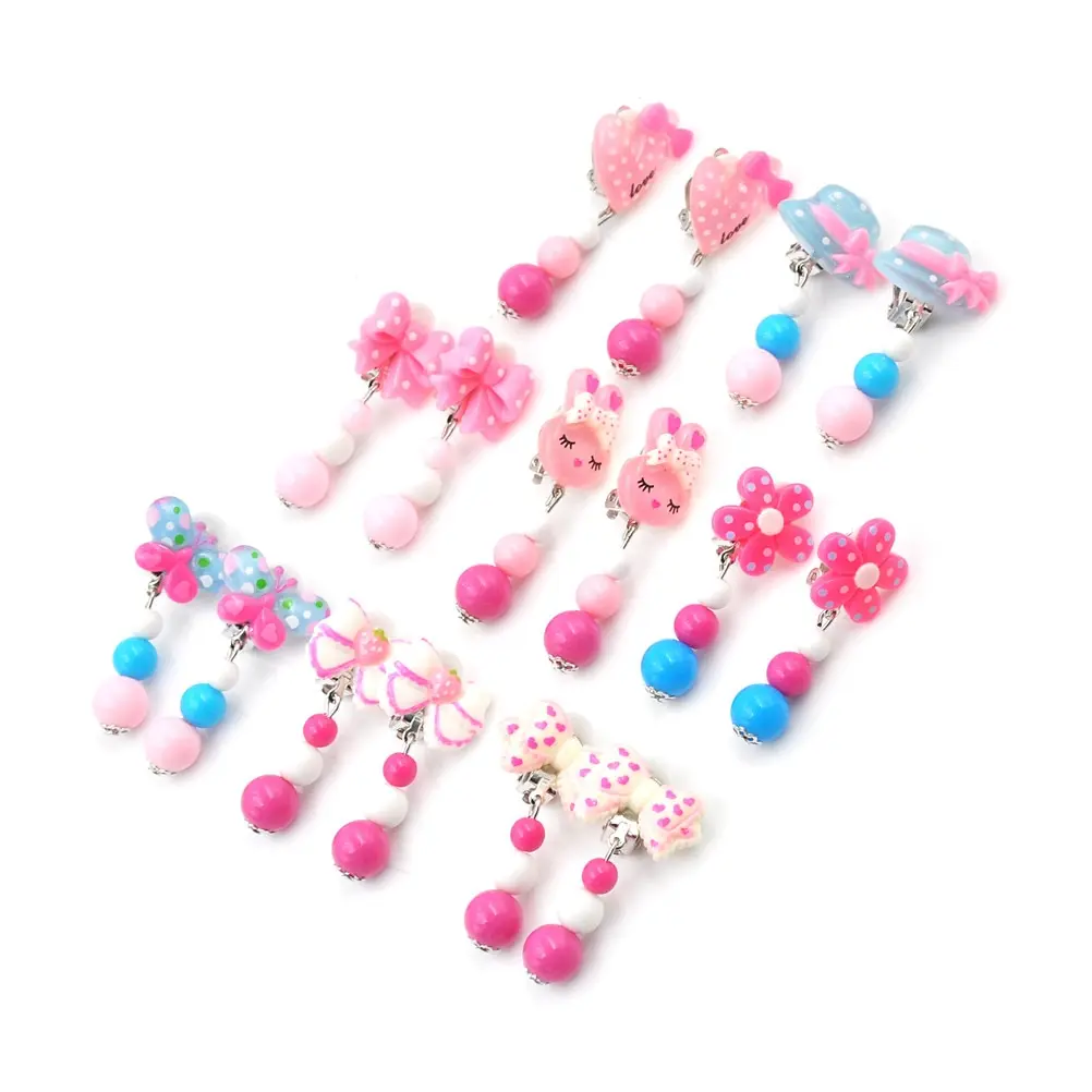 

Sweet Cartoon Animal Lovely Baby Ear Clip Girls Hairpins Kitty Cat Ear Clips Kids Clip Earring for Girls