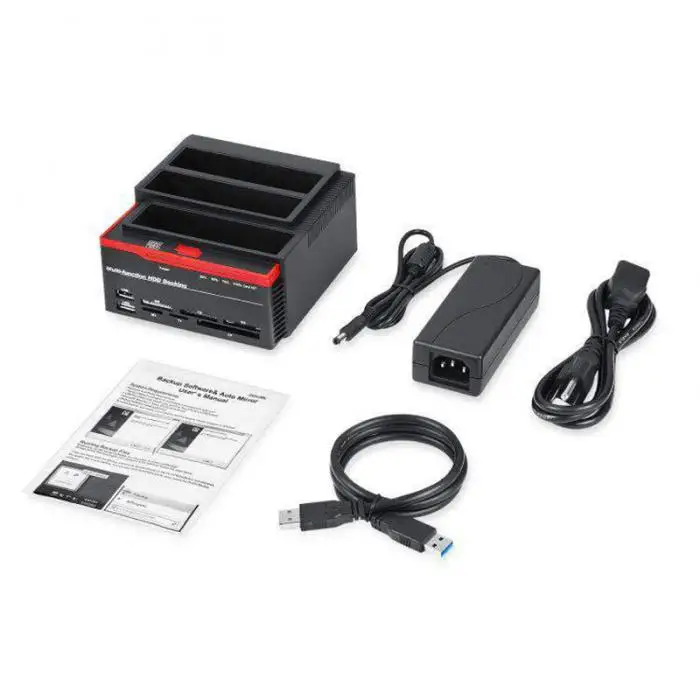 3 слота держатель жесткого диска 2 USB порта многофункциональный жесткий диск база для чтения карт GDeals