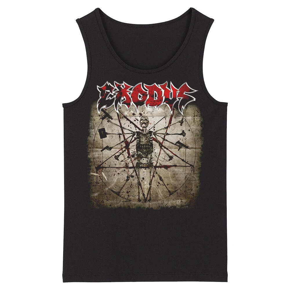 Todhoof Exodus Grindcore HardMetal Deathcore Metal o-образным вырезом мужские майки Азиатский размер
