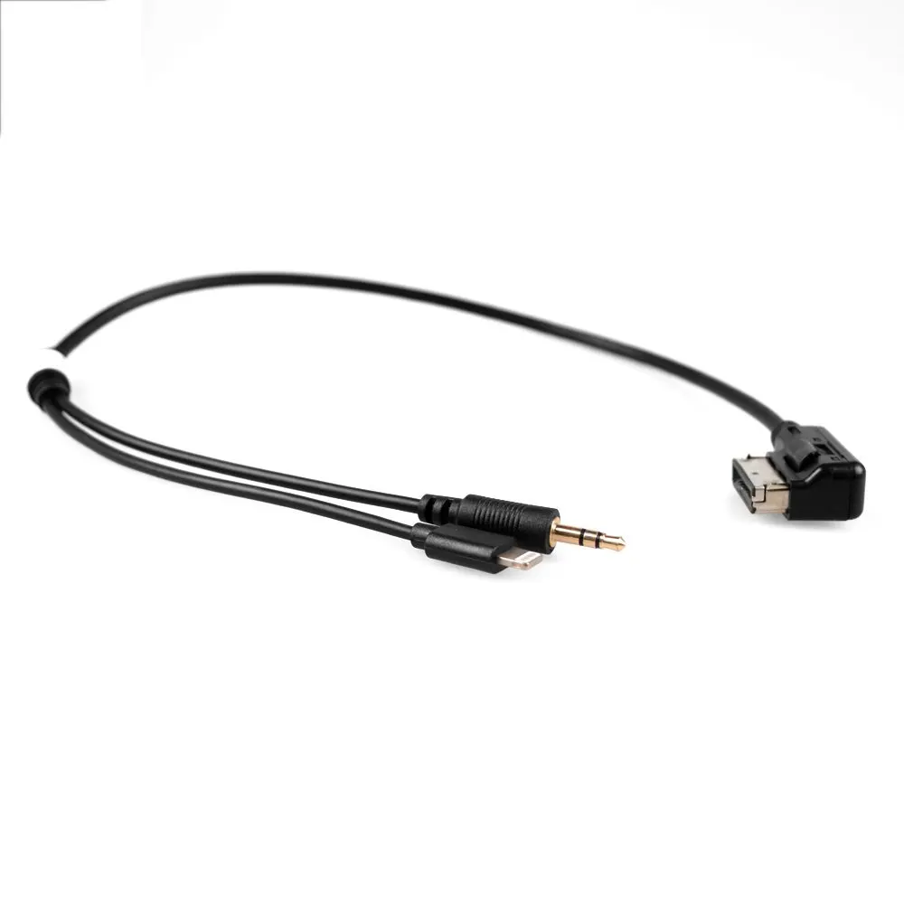iPHONE 6 AUDI MUSIC DATA INTERFACE AUX ADAPTER CABLE 8-PIN LIGHTING AMI MMI MDI