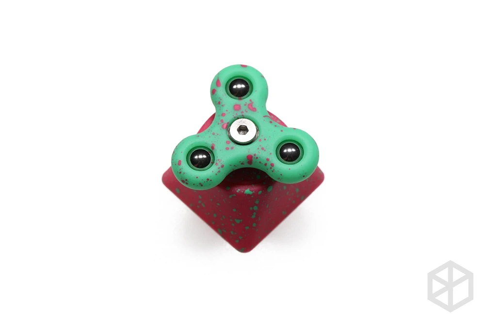 Брелок Спиннер HAMMER совместимый с переключателями Cherry MX и clones черный желтый