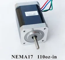2pcs/lot NEMA17 Stepper Motor For 3D Printer 79N.cm (110 oz-in) Body Length 63mm CE Rohs CNC Kit Stepper