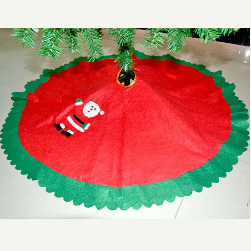 Новогоднее Рождественское украшение, 90 см, юбка с елкой, украшенная рождественской елкой, юбка с корнем дерева, не тканая наклейка, ткань#03