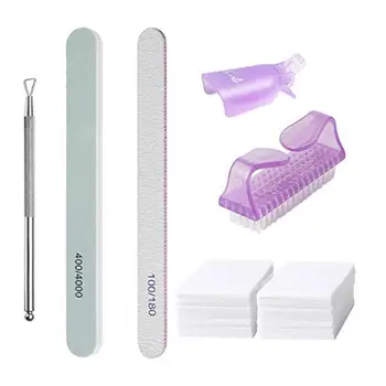 

6 pcs / Set Nail Files Brush Culticle Buffing Nail Brush Nail Art Tool Sanding File UV Gel Polish Remover Tool Manicure Kit