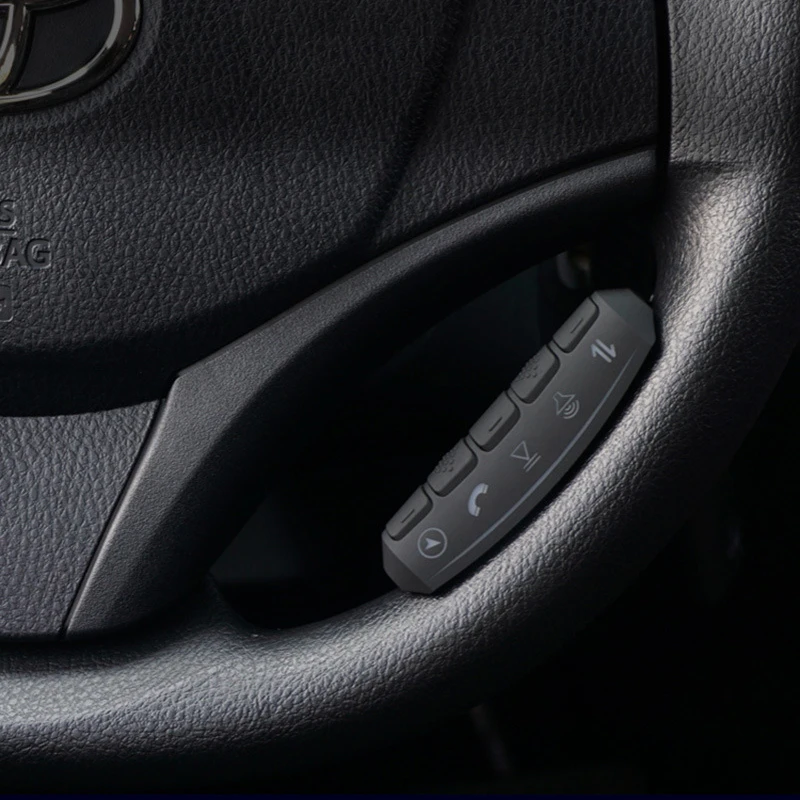 SRXTZM Универсальный многофункциональный беспроводной контроллер рулевого колеса кнопка для автомобильной навигации Мультимедиа Стерео 10 клавиш светящийся