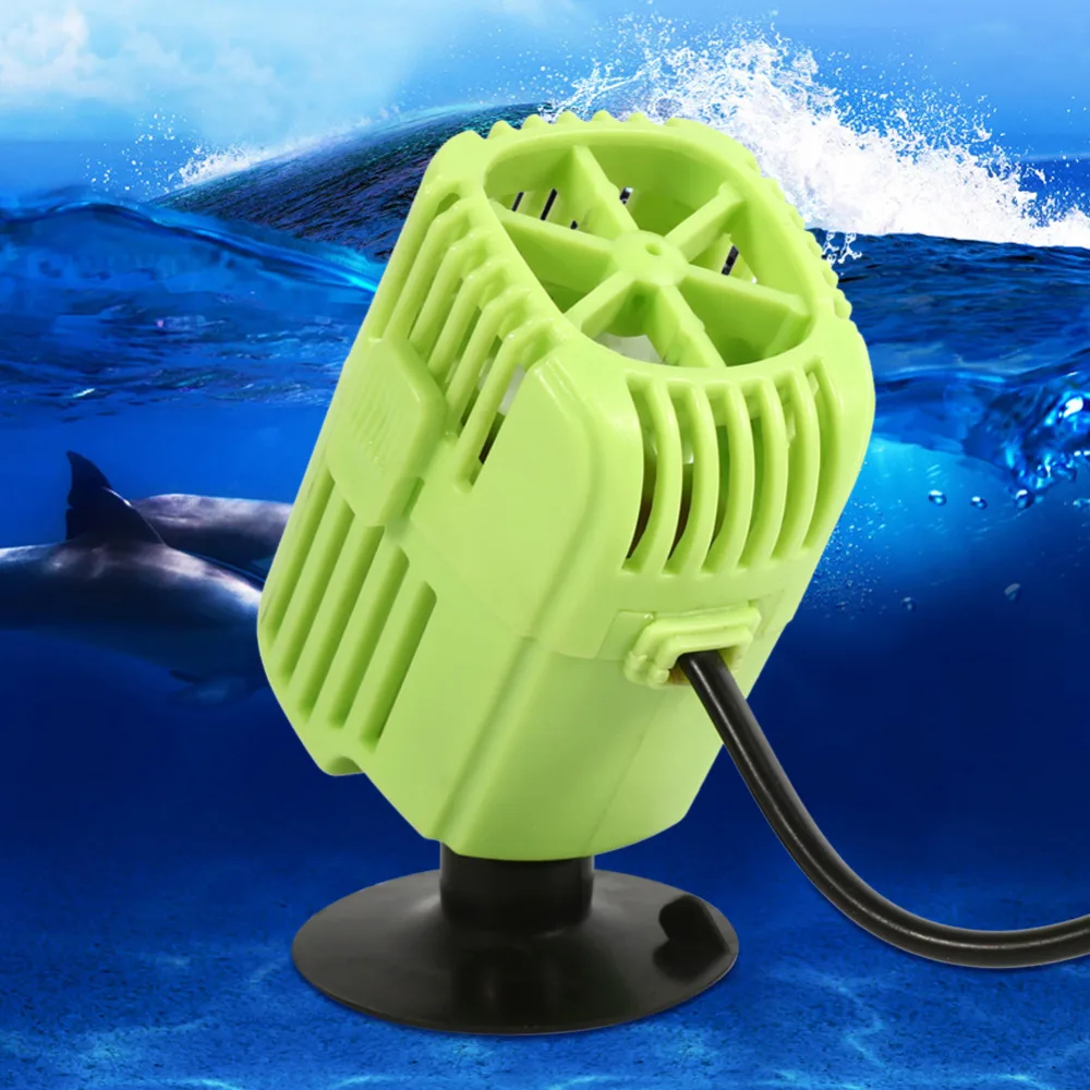 

6W Aquarium Wave Maker Pump Propeller Wireless Water Wave Pump Wave Circulation With Suction Cup For Fish Tank