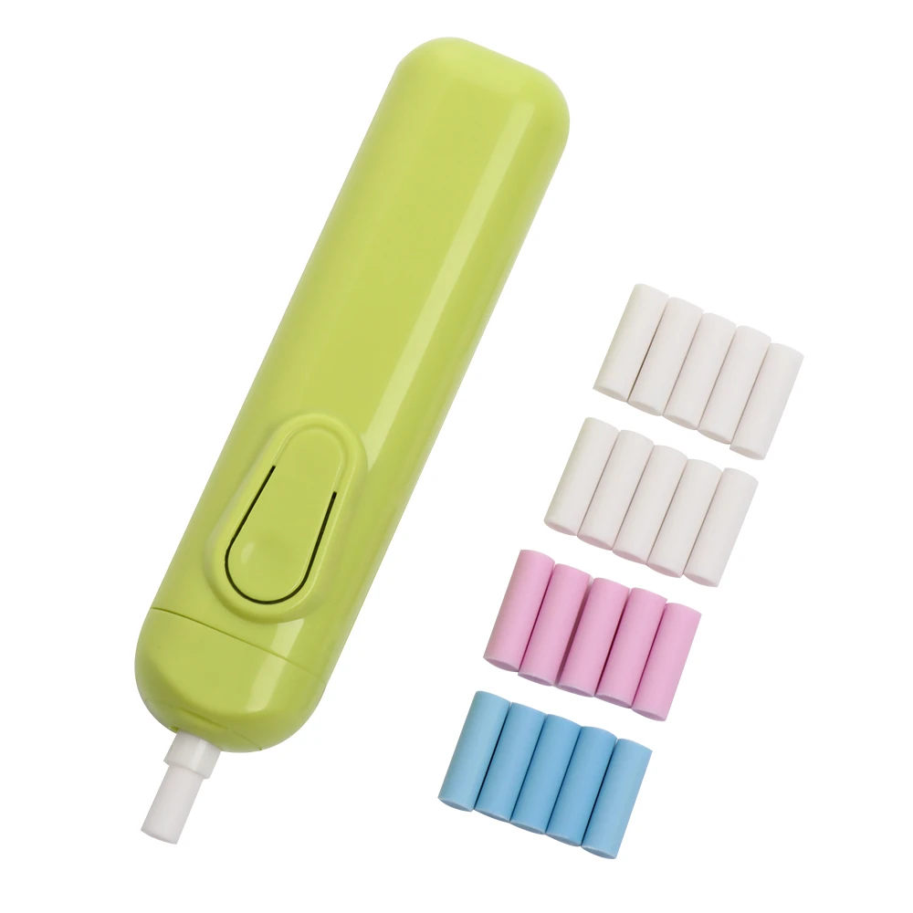 Automatic Electric Eraser School Supplies Student Stationery Beige 20 Eraser Refills