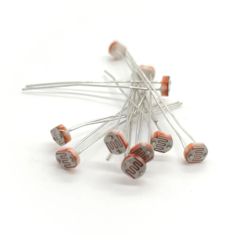 

50pcs/lot 5MM Photosensitive Resistance 5516 Photoelectric Switch Element
