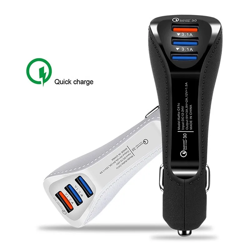 

Car Charger Fast Charger QC 3.0 Car USB Charger for iPhone Moblie Phone USB Car Charger Cargador Coche Oplader Carregador Carro