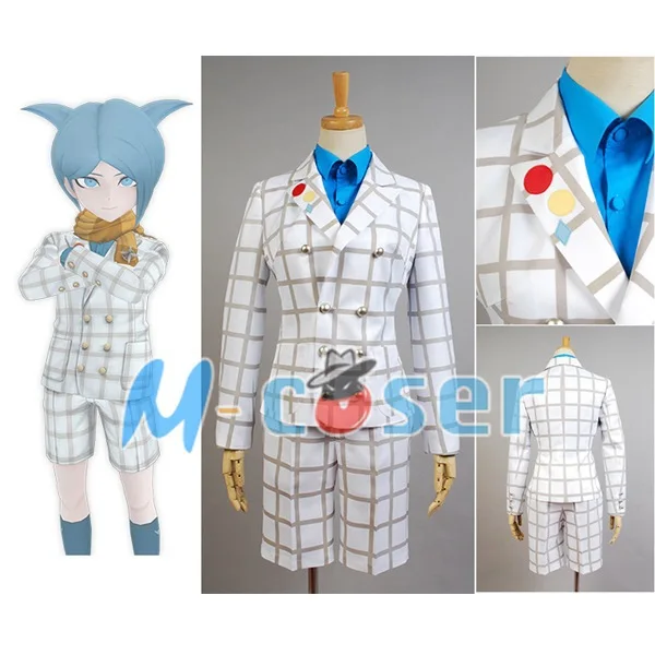 

Zettai Zetsubo Shojo: Danganronpa Another Episode Nagisa Shingetsu Outfit Men Suit Uniform Cosplay Costume Full set