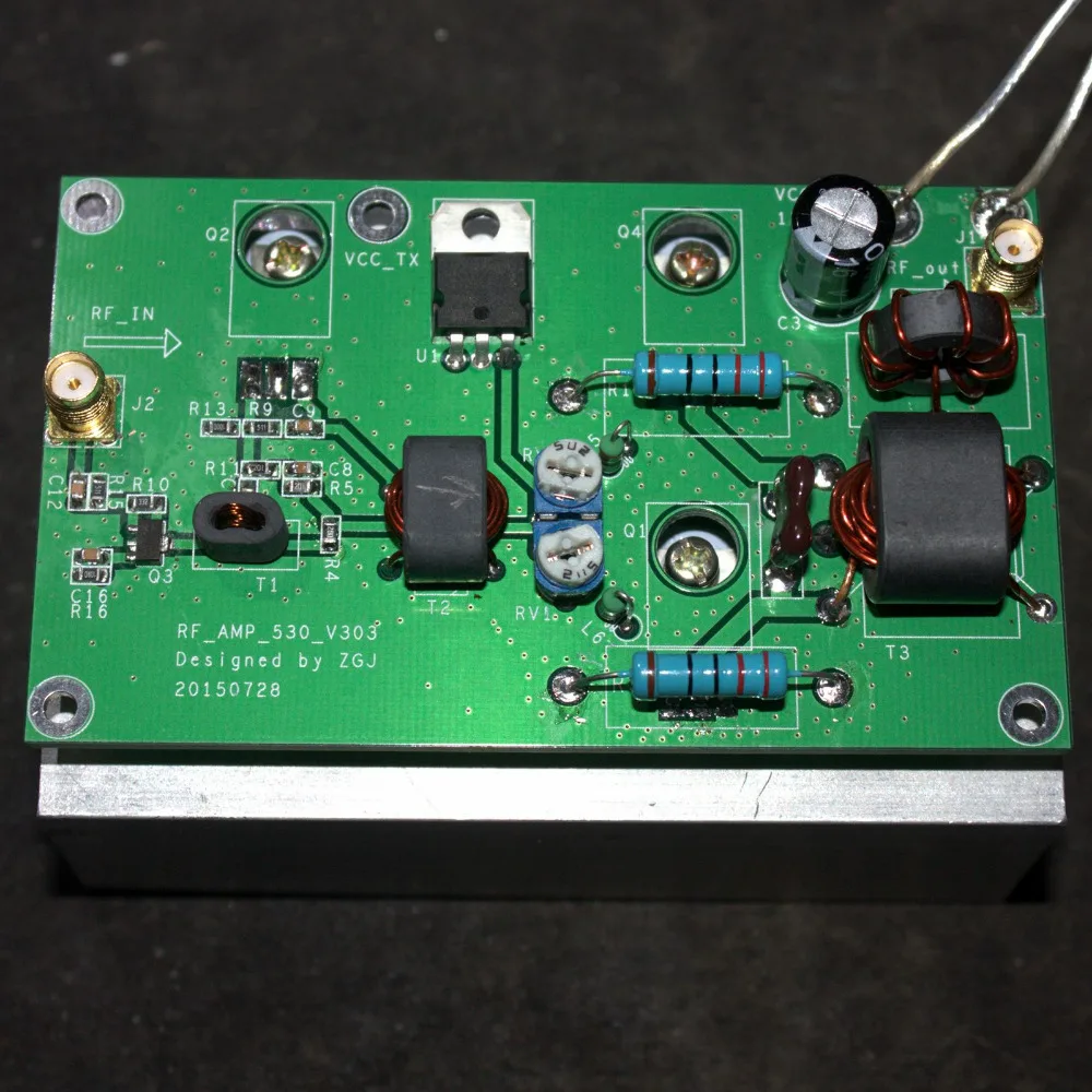 

DIY KITS 45W ssb linear power amplifier for transceiver HF radio AMP AM/FM/CW free