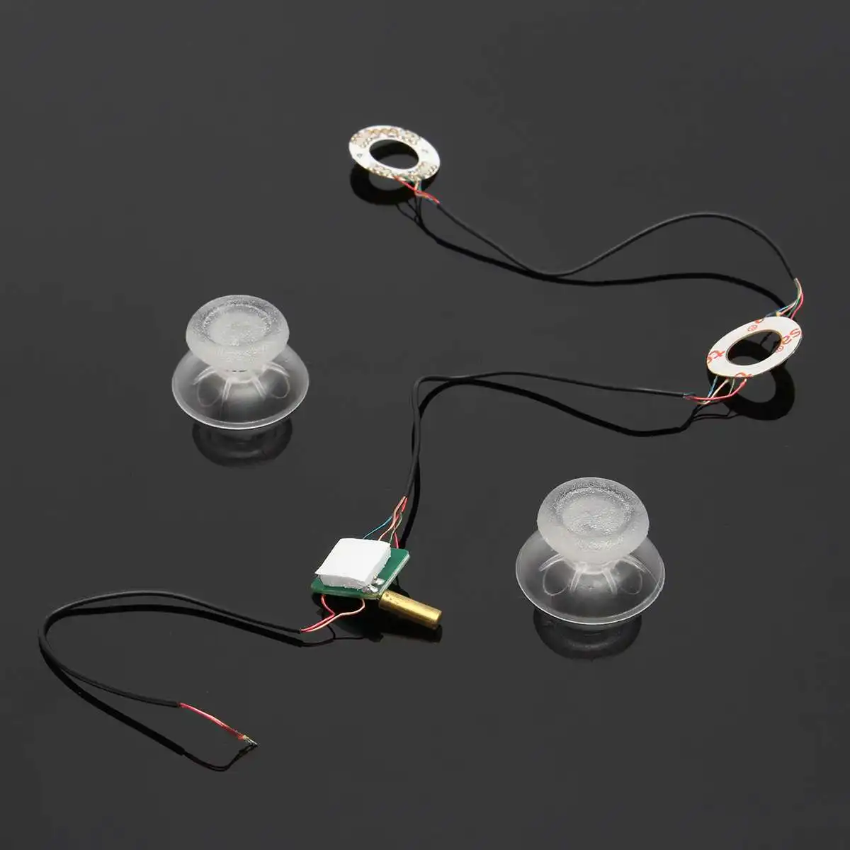 DIY Кнопка прозрачные аналоговые палочки джойстик колпачки светодиодный светильник для PS4 Для Play Station 4 управляющие регуляторы экономят мощность