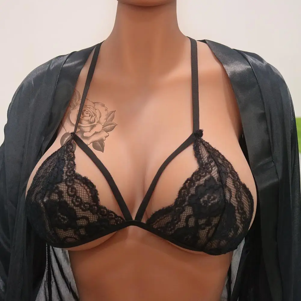 Women's Three point Lace Bandage Bra Sexy Lingeriein Bras from Novelty