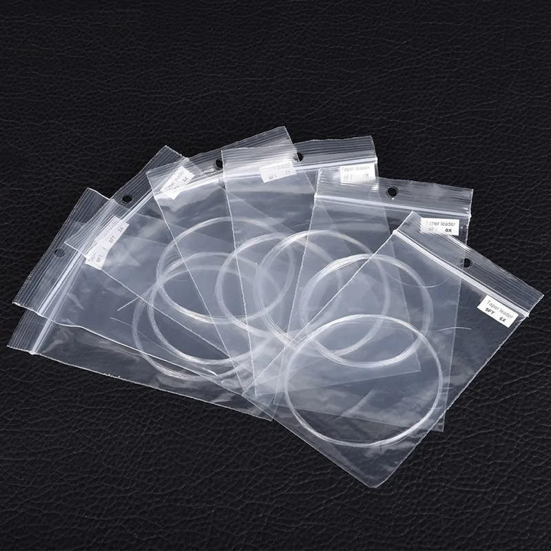 

High Quality 9 Feet Fly Fishing Taper Line Transparent Tapered Nylon Sink WireClear Fly Fishing Line