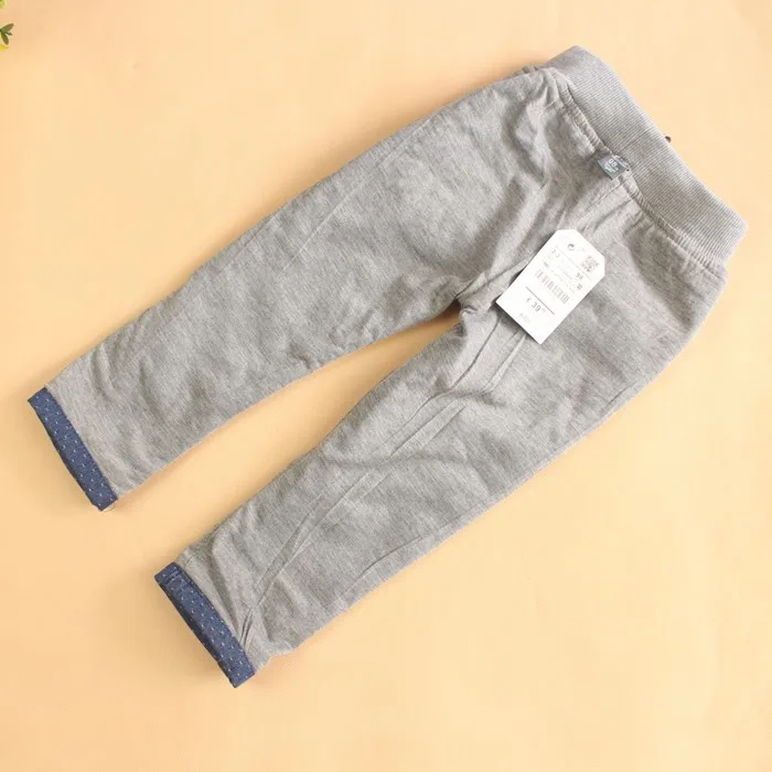 Новые джинсы Детская двойная ткань деним джинсы детские плотные джинсы длинные штаны для мальчиков и девочек на весну и осень детские повседневные брюки