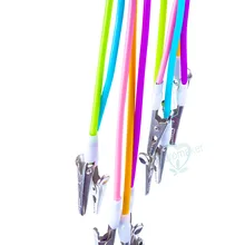 1 шт. стоматологические зажимы для салфеток Гибкая цепочка салфетница Детские Силиконовые ложки для пациента зажим для стоматолога лаборатории