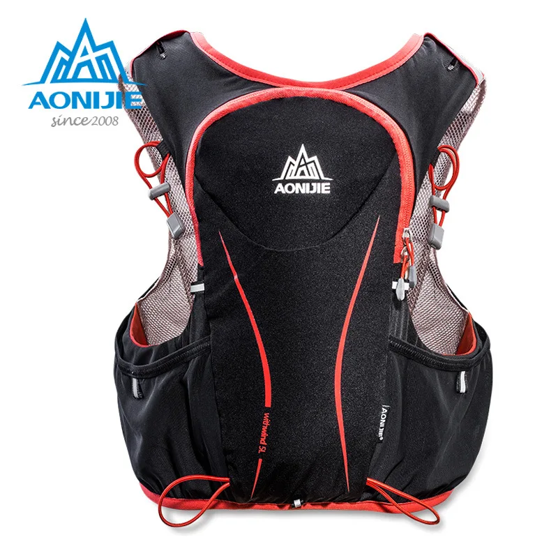  AONIJIE 5L Women Men Bag Marathon Hydration Vest Pack for 1.5L Water Bag Cycling Hiking Bag Outdoor - 32951010208