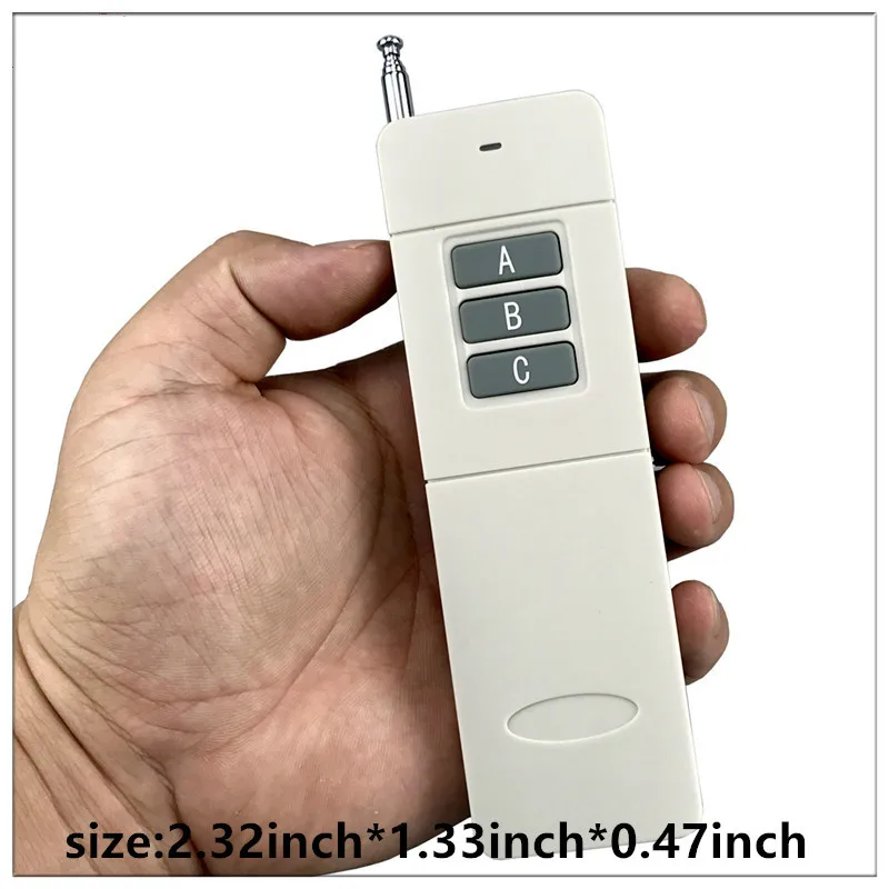 Кнопка A & B C D RF Universele 315 мгц и 433 Draadloze afstandard bediening licht Led Zender Lange afzenden stand|Сетевые