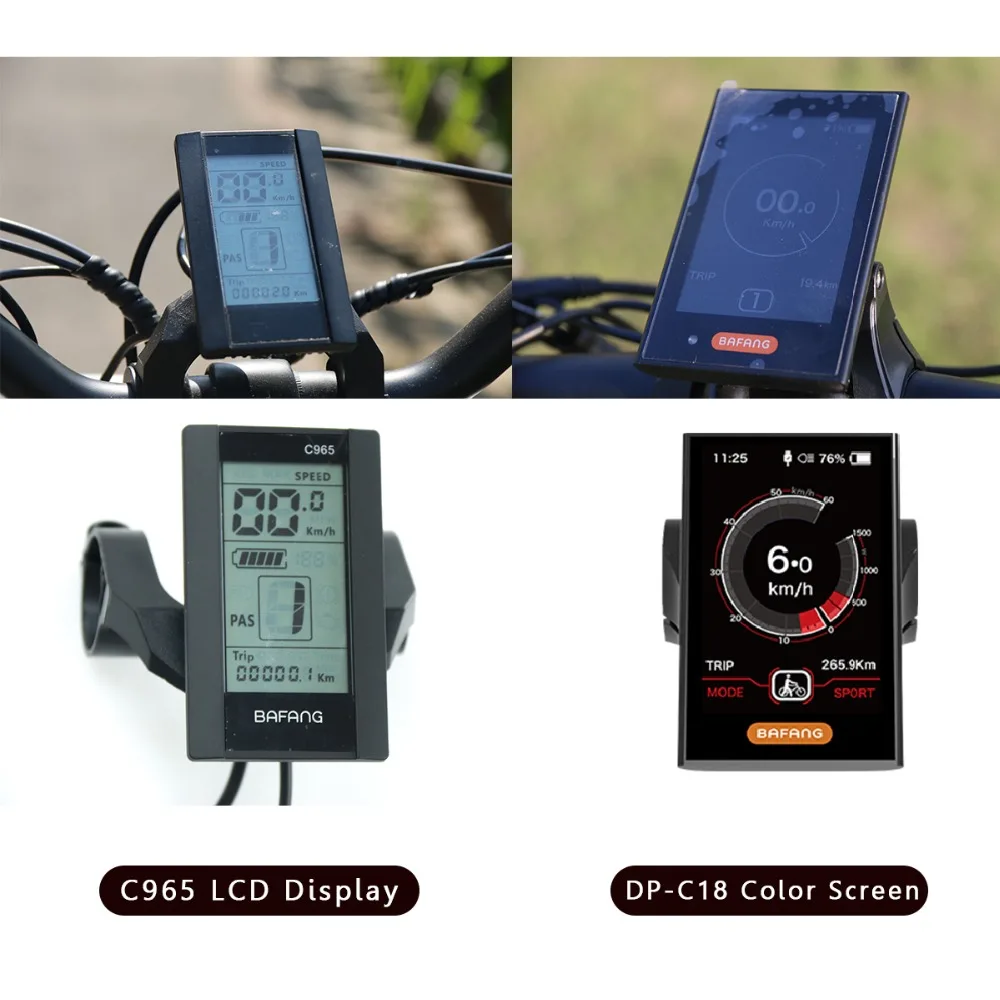 Excellent Bafang Speedometer TFT-850C LCD Display DP-C18 Color Screen Display C965 Monochrome Screen Speed Indicator with USB Interface 1 Excellent Bafang Speedometer TFT-850C LCD Display DP-C18 Color Screen Display C965 Monochrome Screen Speed Indicator with USB Interface 1