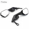 Motorcycle Rear view mirror with front turn signal For Kawasaki ZX 10R 2008 2009 2010 Accessories Brand New 2