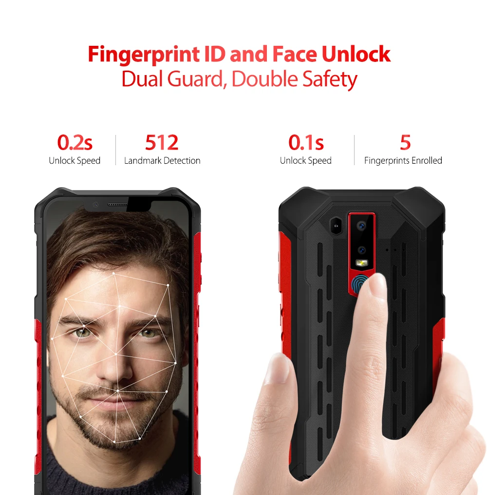 Ulefone Armor 6E IP68 Водонепроницаемые мобильные телефоны Android 9,0 6," Helio P70 4G+ 64G Face ID NFC Беспроводная зарядка прочный смартфон