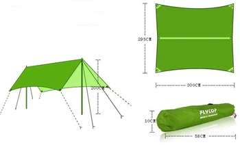 

Multipurpose Camping Sun Shelter UV-Protection Sun Shade Folding Beach Pergola Portable Canopy