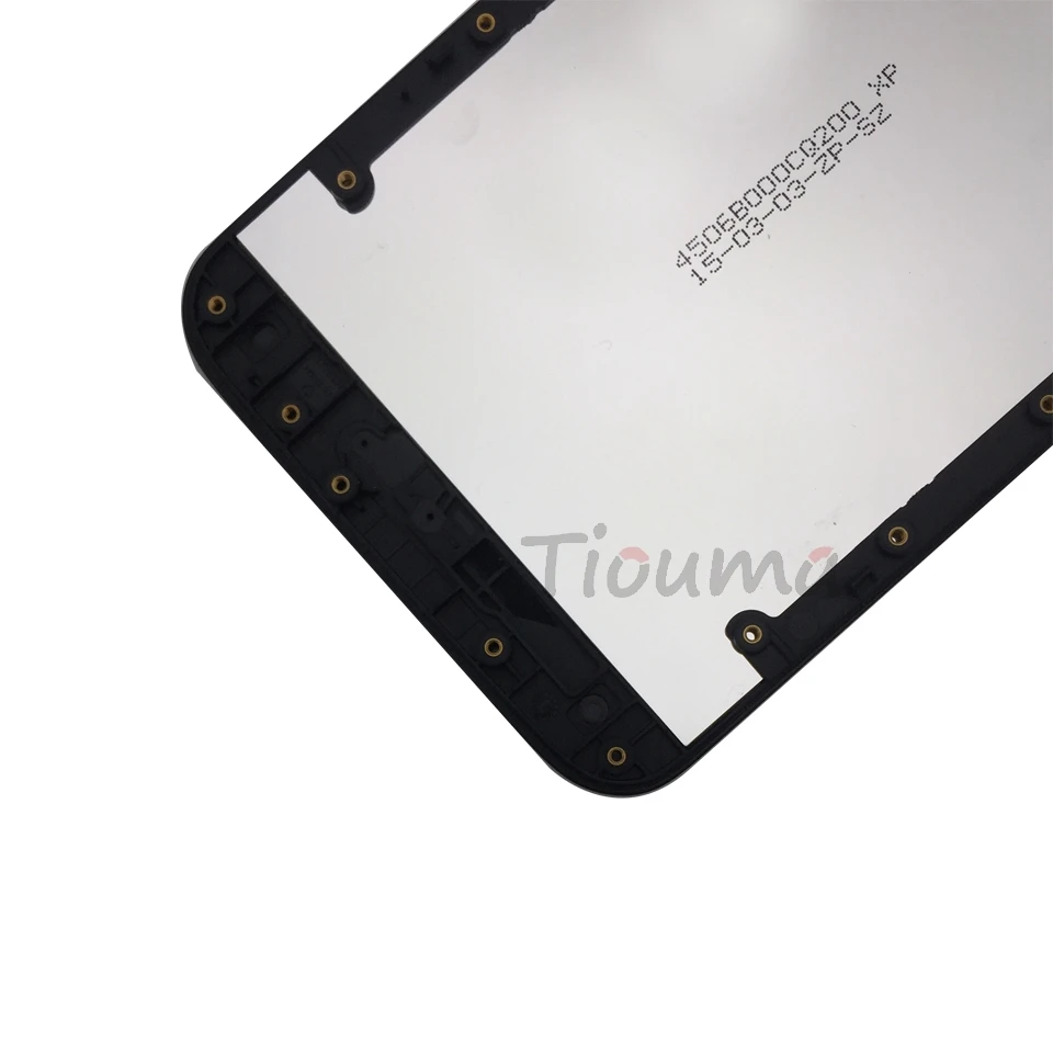 Moto X Style  LCD Display With Frame black (20)