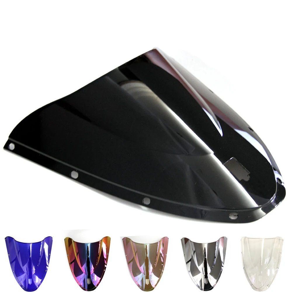 

6 Colors Windshield Screen Protector Double Bubble For Ducati 999 2005 2006 Airflow Windproof Deflector