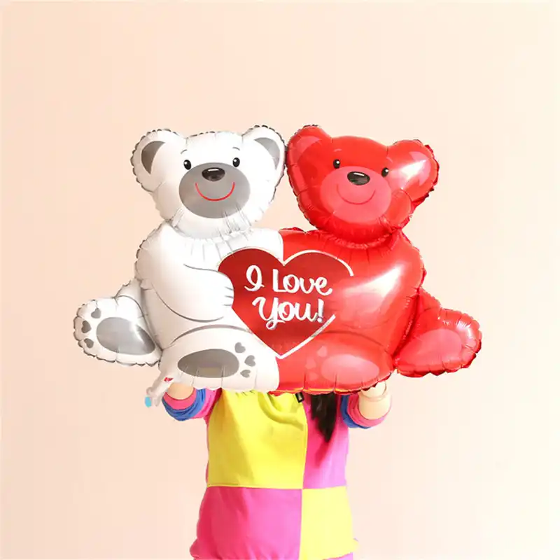 teddy bear helium balloons