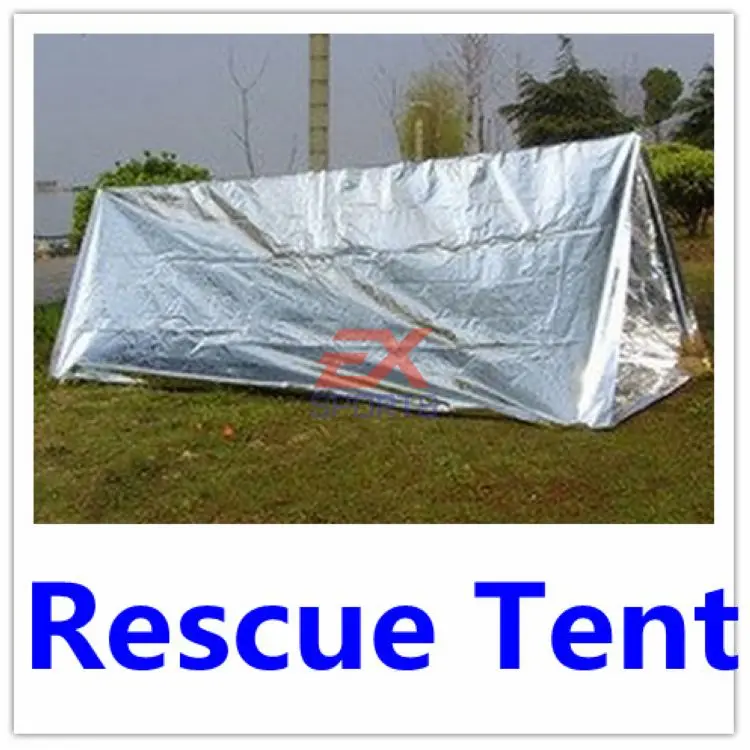 Emergency Tent Camping Hiking Doomsday Prep Survival Tools Thermal Tent Shelter (9)