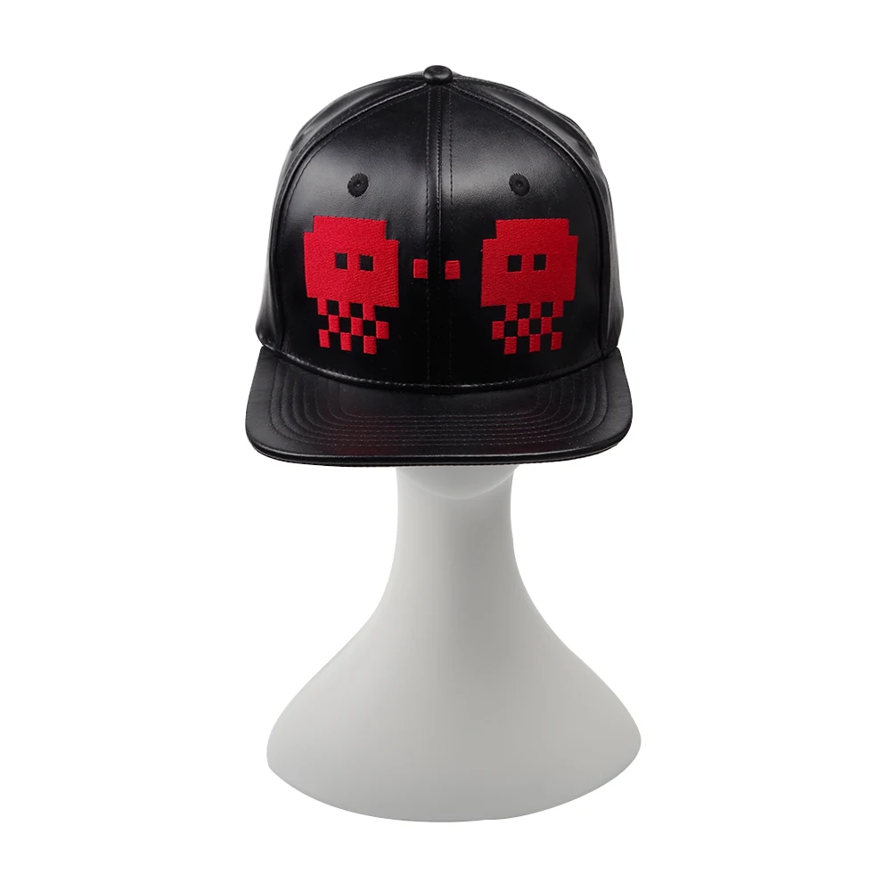 Skalop Jellyvader головные уборы черная кожаная бейсболка с вышивкой Регулируемая